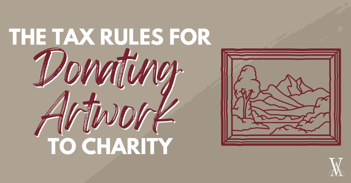The Tax Rules for Donating Artwork to Charity News Post Varney