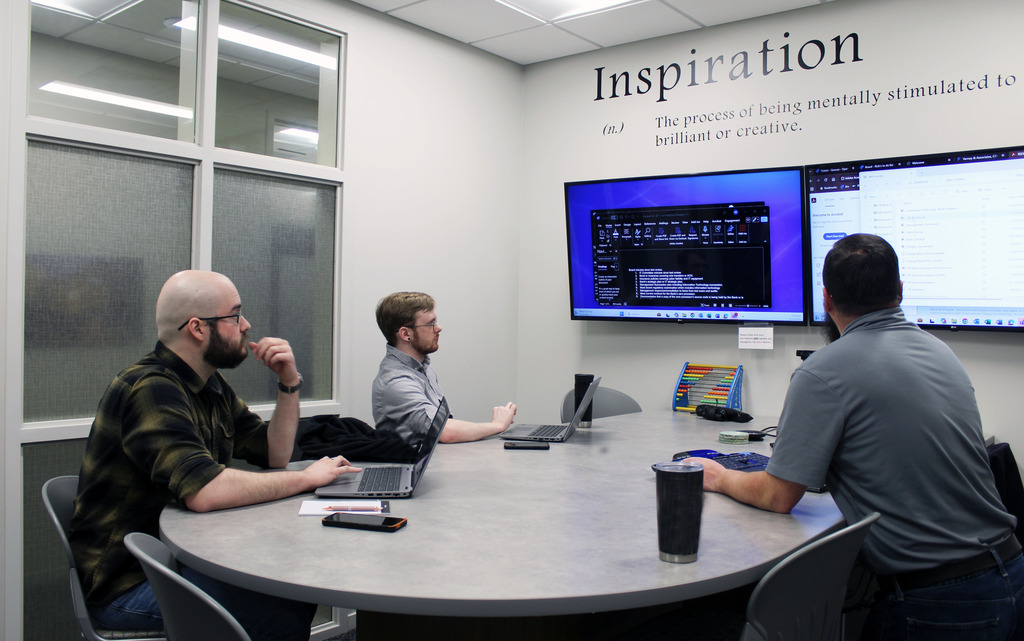 Varney small group working in breakout room