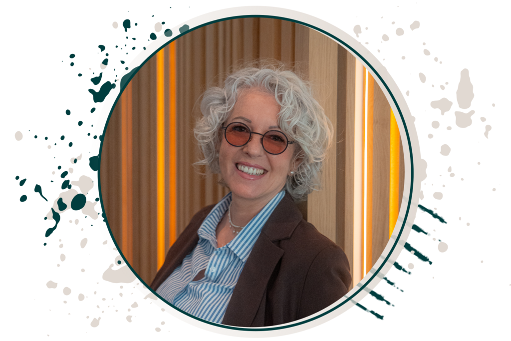 Iris Alheidt-Pehrisch in der Supervision mit einer Klientin