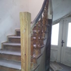 Treppenhaus vor den Baumaßnahmen