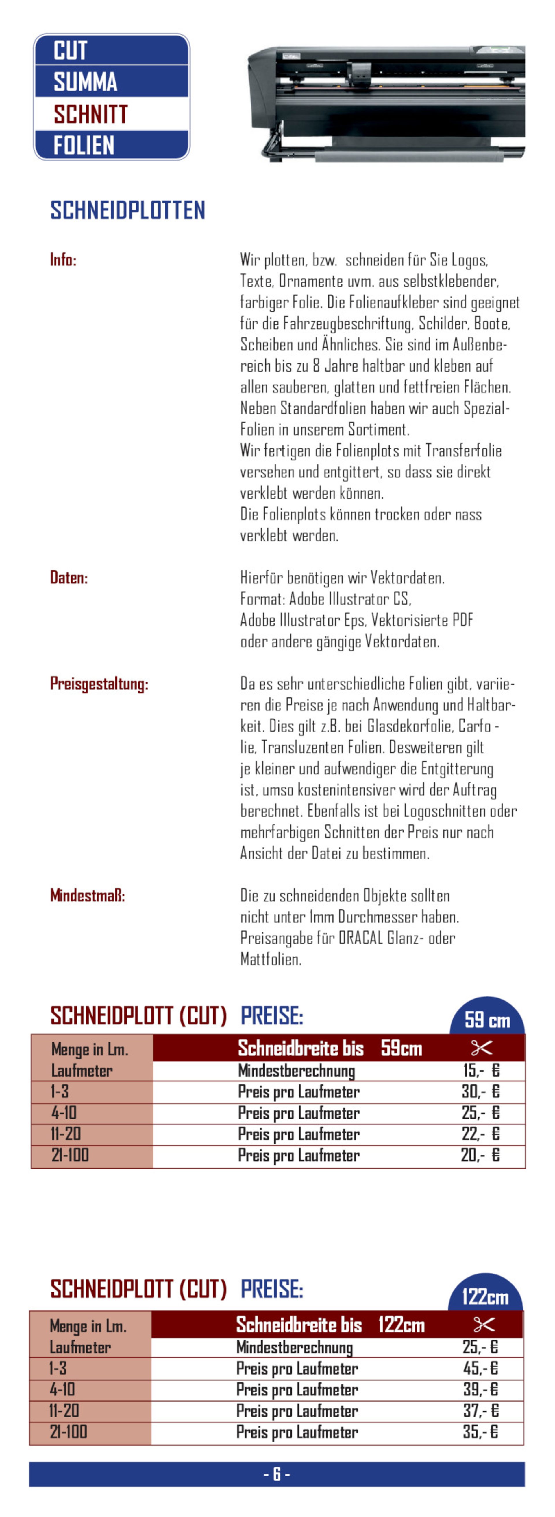 Preise Grossformat Berlin