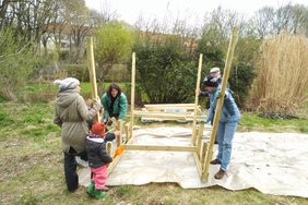 Aufbau der Waldschänke