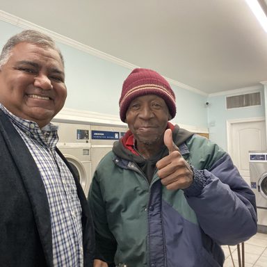 Jimmie with "John" in Scotland Neck