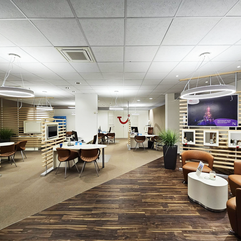 TUI Reisecenter von innen in Gießen