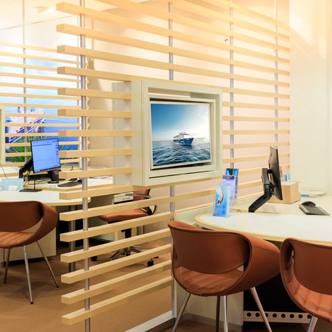 TUI Reisecenter von innen in Gießen