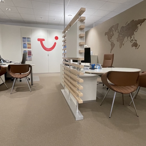 TUI Reisecenter von innen in Gießen