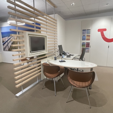 TUI Reisecenter von innen in Gießen