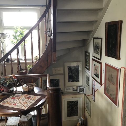 Treppe in Sepp-Mahler-Haus