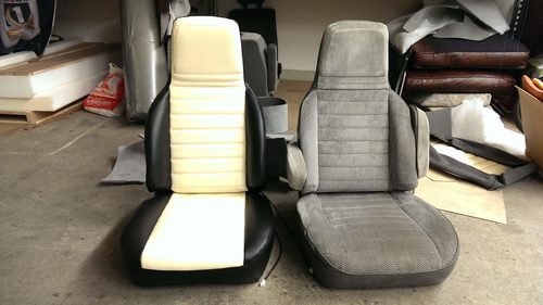 Sitze Pontiac vorher / nachher