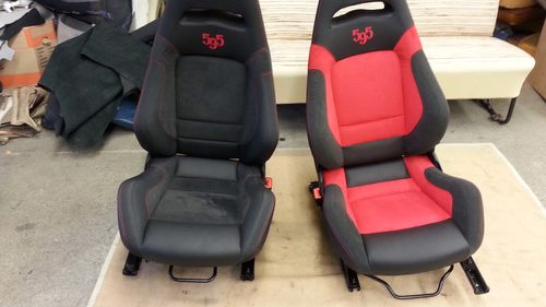 Sitze Fiat vorher / nachher