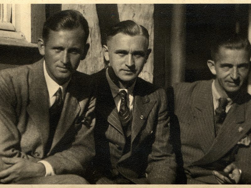 Die Brüder Anton, Karl und Gustav.