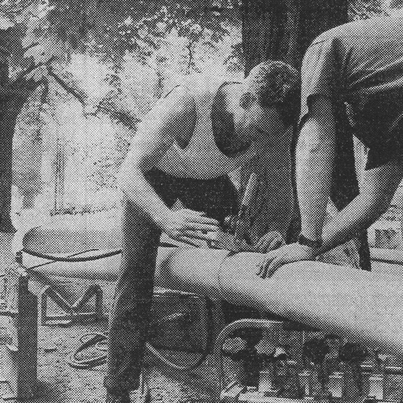 Ausbau des Erdgasnetzes 1993, hier am  Mönchskirchhof