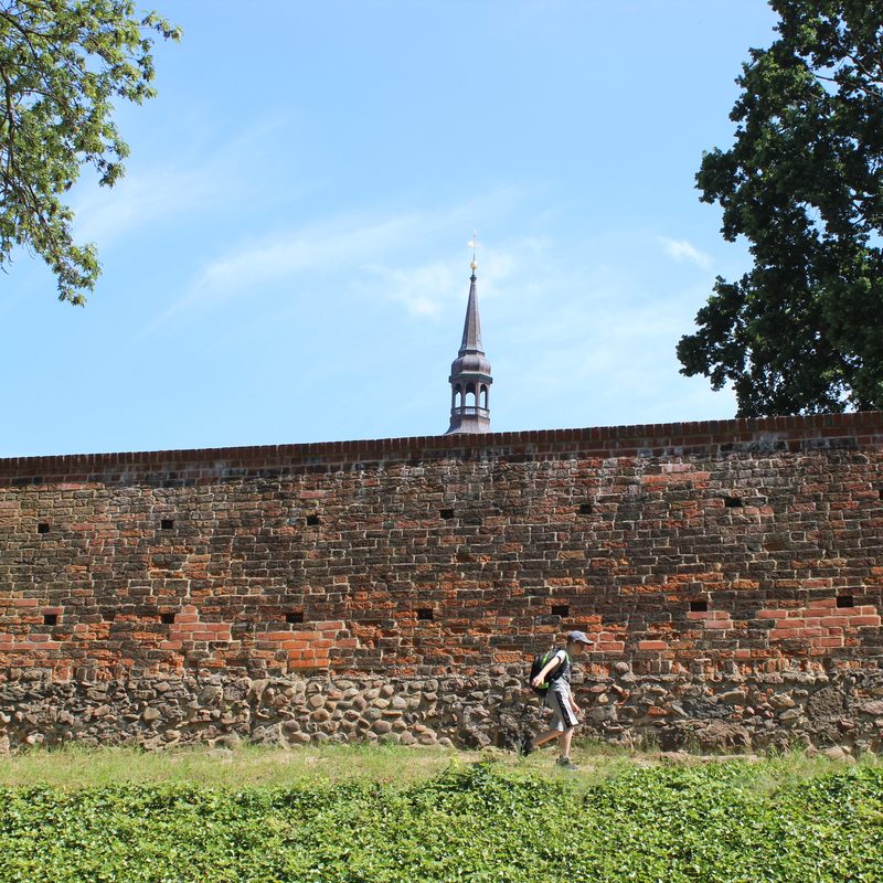 Die ursprüngliche Stadtmauer