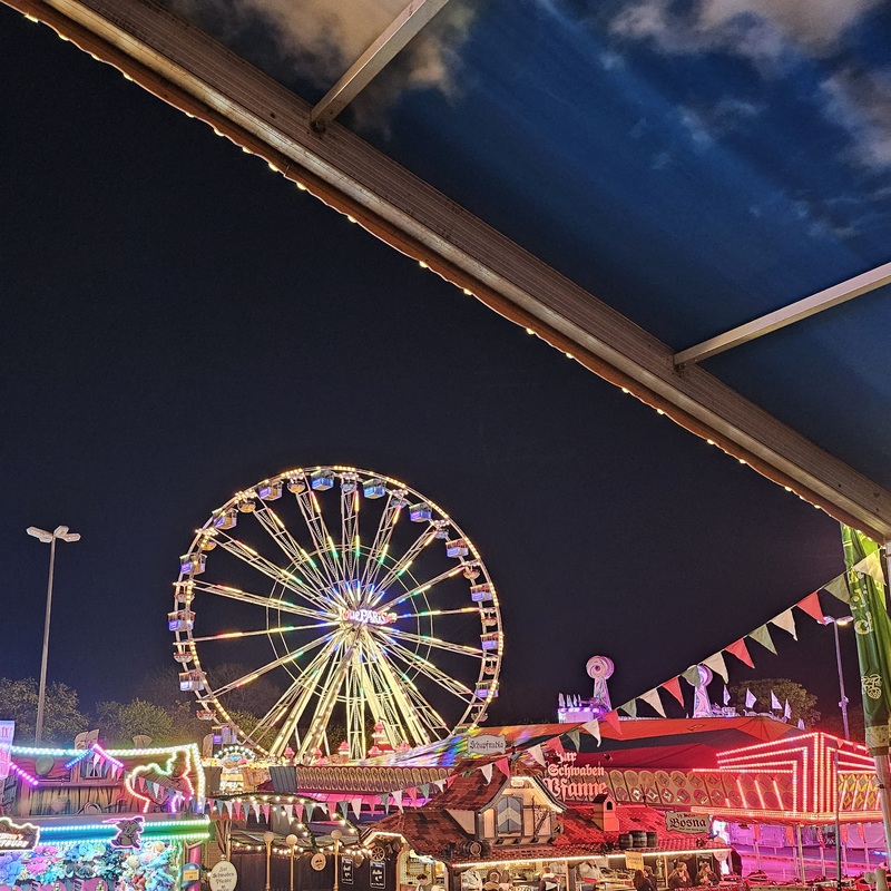 Unser ausblick auf den Plärrer.