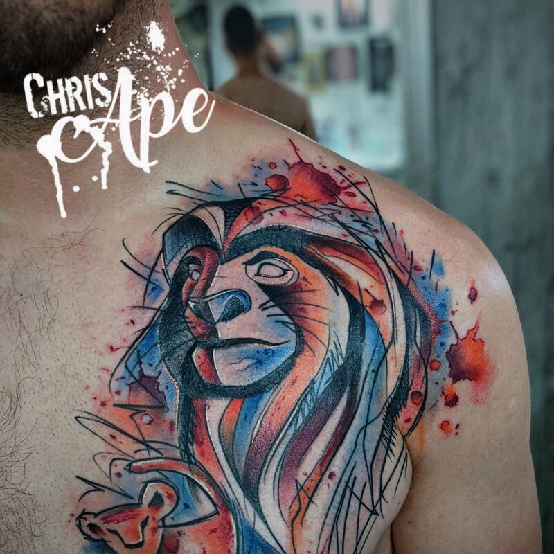 James Hetfield Metallica Portrait Realistic Tattoo Wade